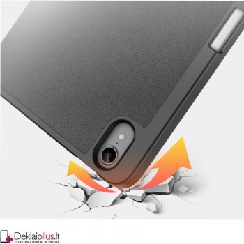 Dux Ducis domo atverčiamas dėklas - tamsiai pilkas (planšetei Apple Ipad Mini 6 (2021) Dux Ducis domo atverčiamas dėklas - tamsiai pilkas (planšetei Apple Ipad Mini 6 (2021)